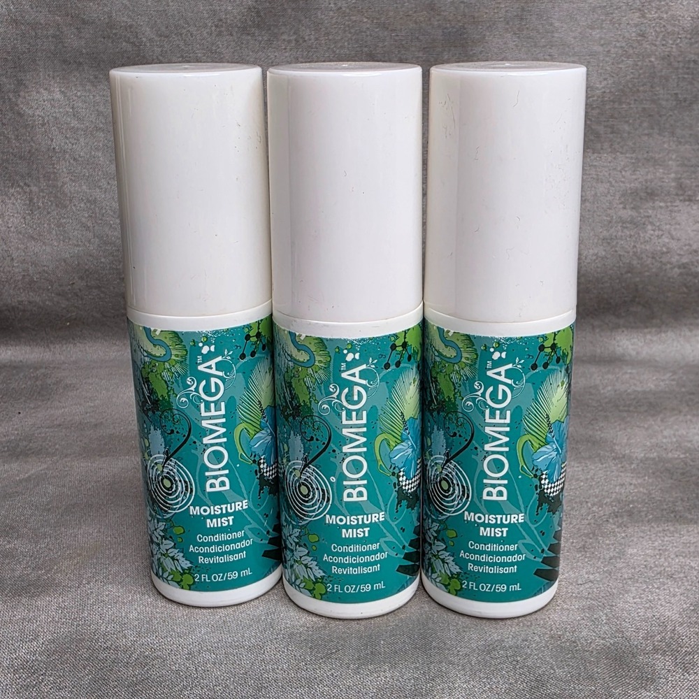 (X3) AQUAGE Biomega Moisture Mist Leave-In Conditioner 2 fl oz Travel Size